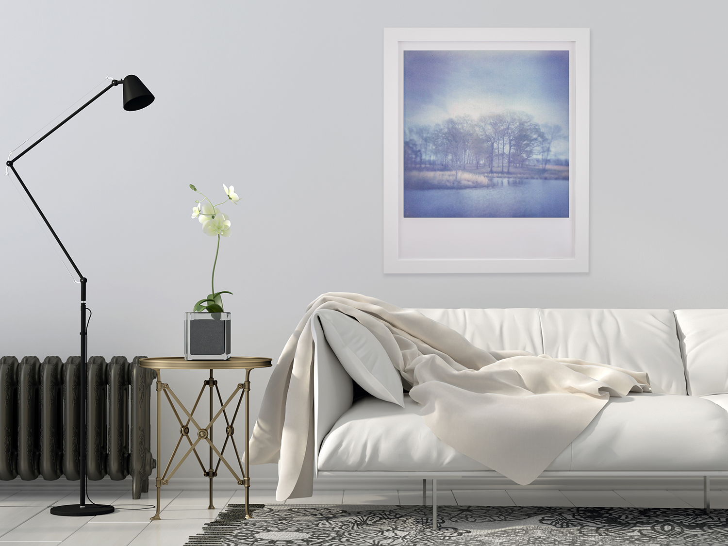Room with a Scott Asano fine art photography polaroid print